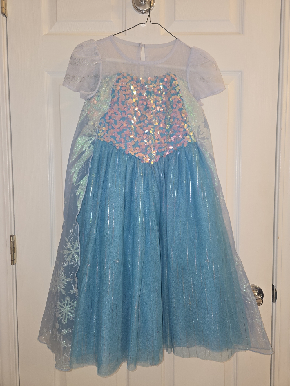 Frozen Blue Sequin Kids Costume Dress